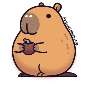 Sticker Capibara