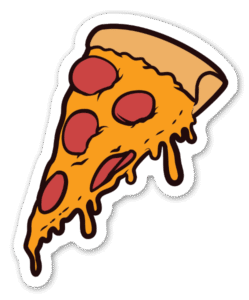 Sticker Pizza