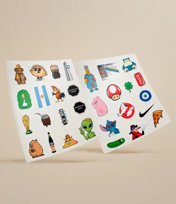 Pack de stickers surtidos personalizados Vibe with it