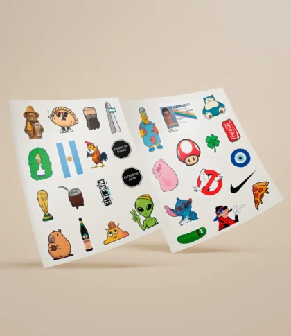 Pack de stickers surtidos personalizados Vibe with it