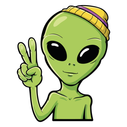 Sticker Alien