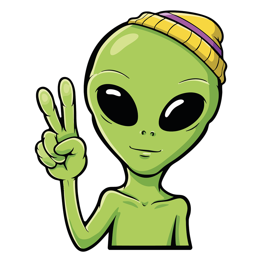 Sticker Alien
