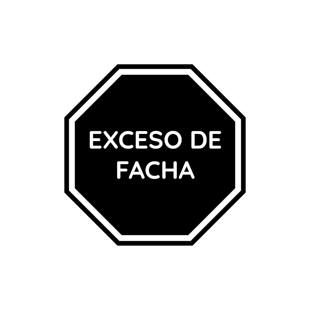 Sticker Exceso de Facha