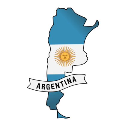 Sticker Mapa Argentina