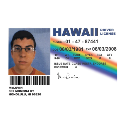 Sticker Mclovin